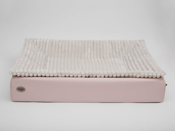 Hundebett KUDDE Pastell Kunstleder