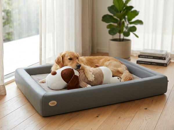 Buddy-Set | KUDDE Hundebett + Ankuschelhund