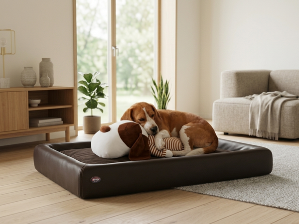 Buddy-Set | KUDDE Hundebett + Ankuschelhund