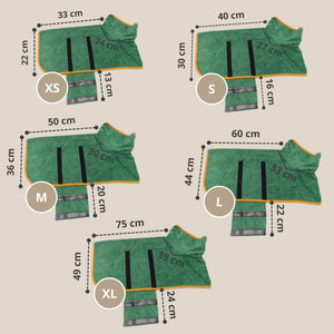 bademantel hunde zum waschen