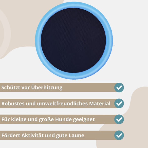 Hunde Sprinklermatte | Wasserspielmatte zur Abkühlung