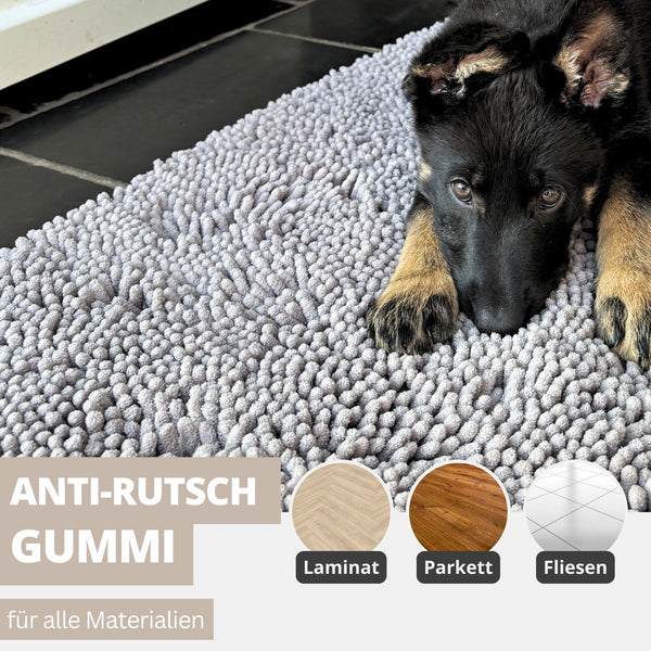 Hunde Schmutzfangmatte | Rutschfeste Bodenmatte in Premiumqualität