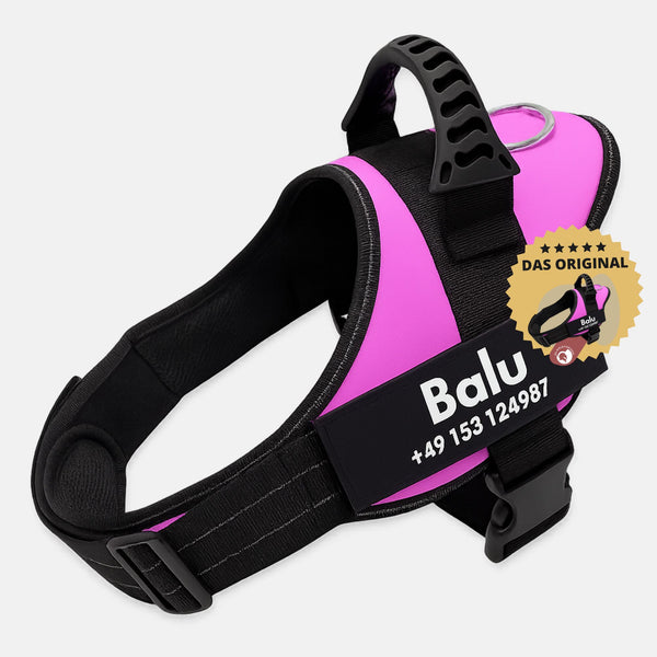 Abbildung pinkfarbenes Sicherheitshundegeschirr - Original von GladiatorZoo