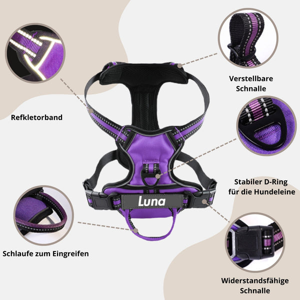 hundegeschirr sicherheitsgeschirr anti zug hunde große hunde