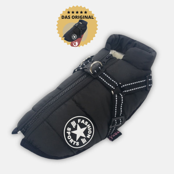 Hundemantel EXTREME - wasserdicht - warm - schwarz