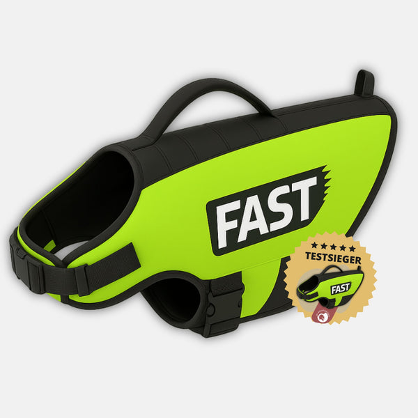 Hundeschwimmweste - Sicheres Schwimmen | Schwimmkleidung mit Rettungsgriff