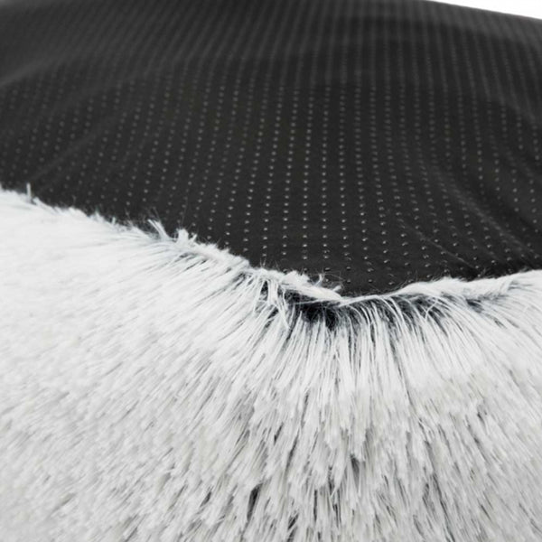 Hundekissen - HARVEY weiß | Langhaar-Plüsch-Kissen für Hunde