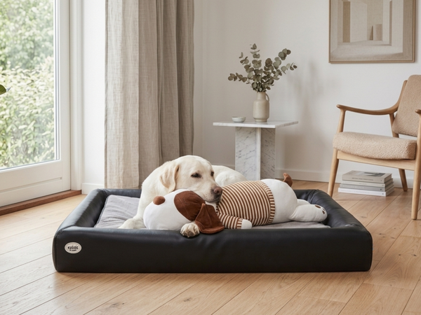 Buddy-Set | KUDDE Hundebett + Ankuschelhund