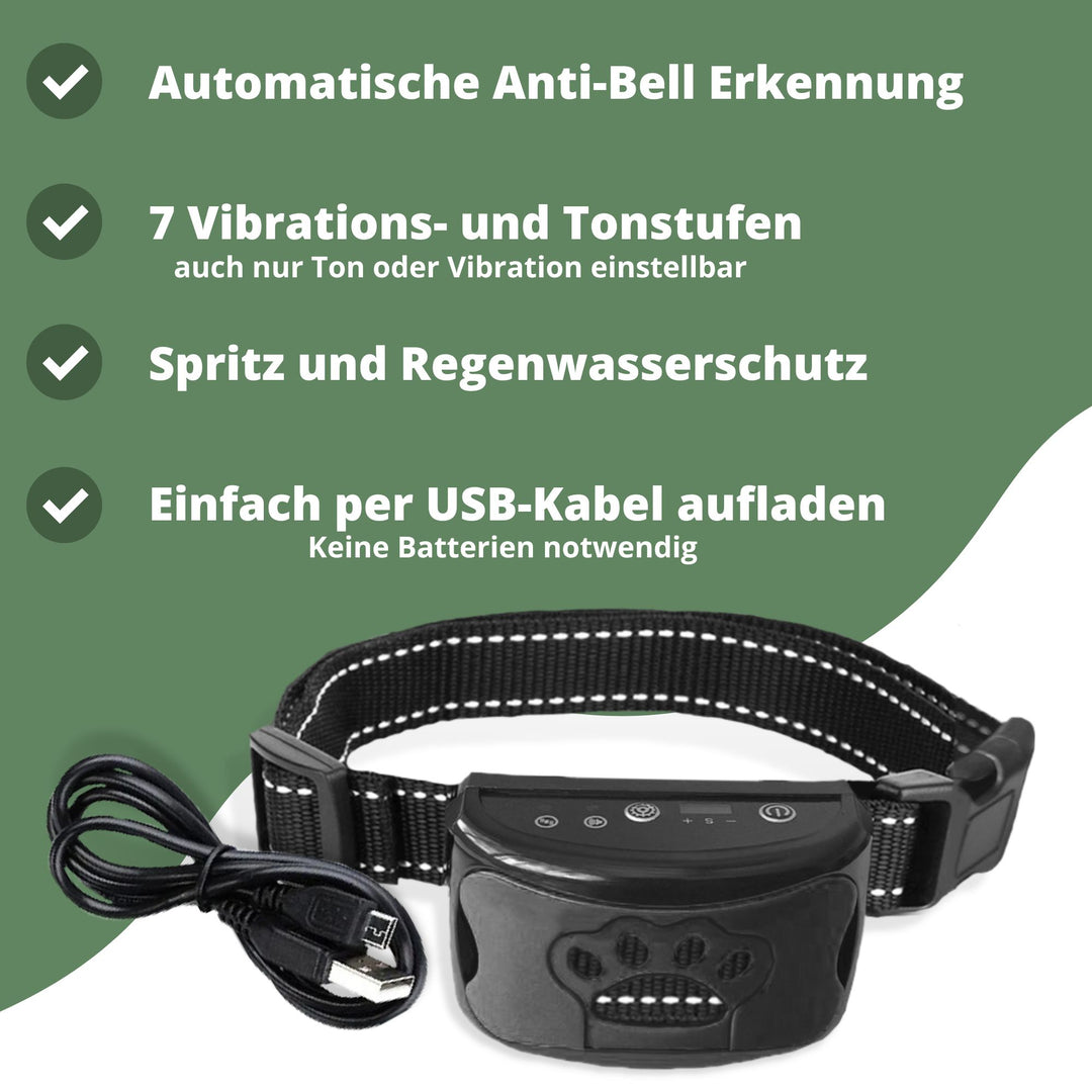 Vibrationshalband Fr Hunde Anti Bell Hundehalsband Mit Ton & Vibration Wiederaufladbar, Inkl. LCD Display Fr Die Sanfte Hundeerziehung Vibrationshalband Fr Hunde Anti Bell Hundehalsband Mit Ton & Vibration Wiederaufladbar, Inkl. LCD Display Fr Die Sanfte Hundeerziehung